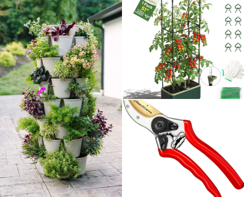 Petite Home Gardening 🌱 - Space-conscious items to help build your compact garden! cover photo collage