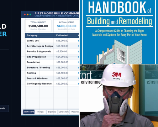 Essential Tools & Systems for US Owner-Builders (Custom Home Build) cover photo collage
