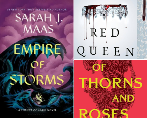 Popular Romantasy Books To Get You Out Of A Reading Slump cover photo collage