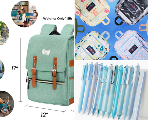 Back to school cover photo collage