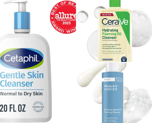 Daily Cleansing for Everyday Clean Skin cover photo collage