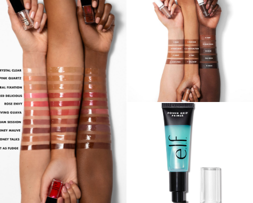 My fav e.l.f makeup & lip products cover photo collage