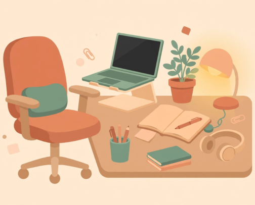 Work-From-Home Ergonomics on a Budget cover photo collage