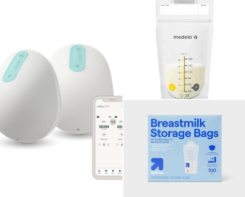 My absolute must haves for breastfeeding 🍼🐮 cover photo collage