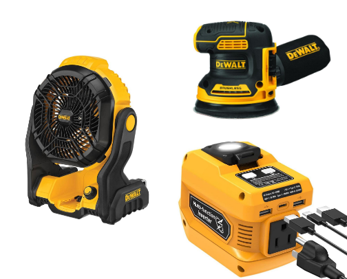 Power tools cover photo collage