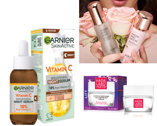 Skin care🌸 cover photo collage
