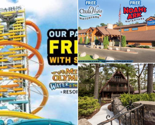 Family Wisconsin Dells Getaway cover photo collage