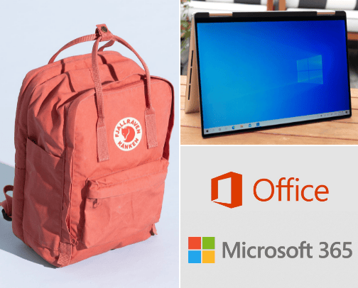 Best Back to school items cover photo collage