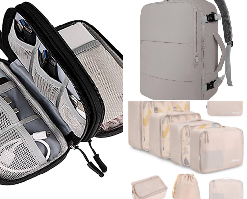 Travel essentials ✈️ cover photo collage