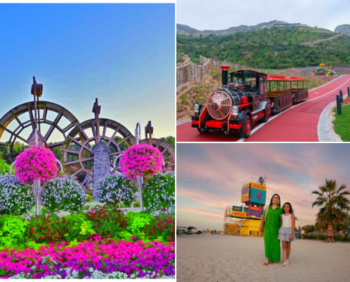 Tourist destination cover photo collage