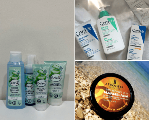 Body and scincare cover photo collage