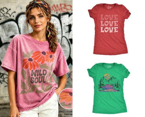 Graphic T-Shirts I Adore cover photo collage
