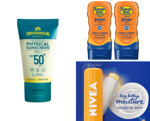 My Pre- & Post-Swim Skincare Routine cover photo collage