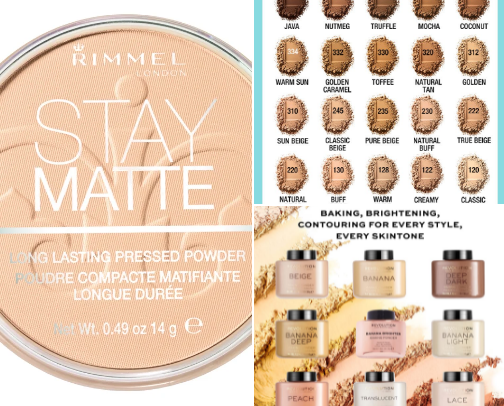 Best Powdered Face Products for a Flawless Finish ✨ cover photo collage