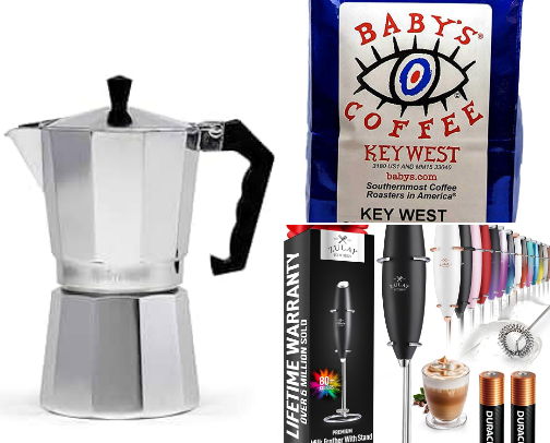 At Home Coffee Essentials cover photo collage