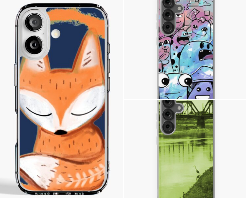 Fun and Expressive Phone Cases cover photo collage