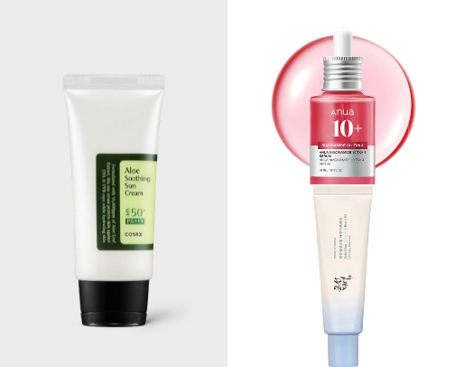 my absolute must haves korean skincare products !! cover photo collage
