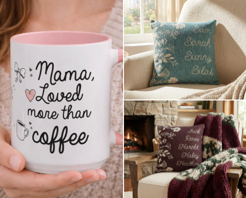 Personal Gifts to Make Mom Smile cover photo collage