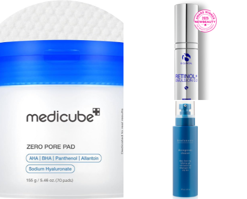 Skincare staples cover photo collage