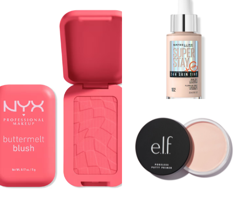 best drugstore affordable makeup 💄 cover photo collage