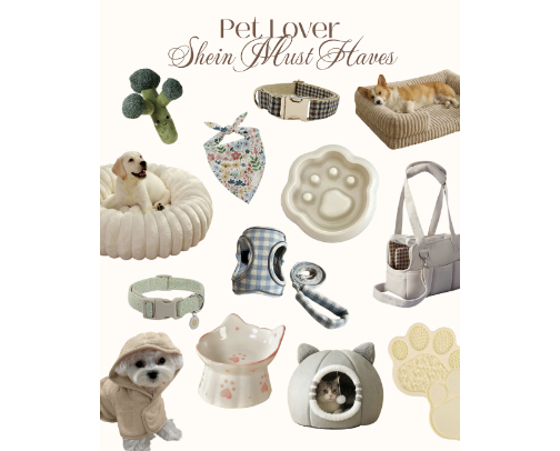 Shein Pet Must Haves! cover photo collage