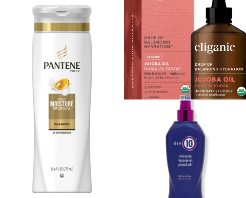 Hair care cover photo collage