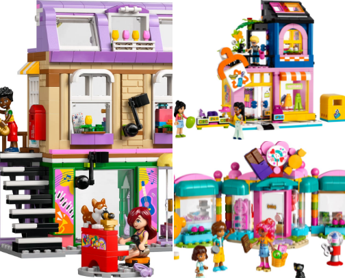 The Fun World of Lego Friends cover photo collage