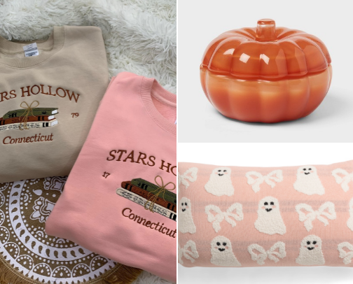 cozy and girly fall favorites cover photo collage