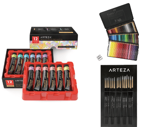 Art Supplies cover photo collage