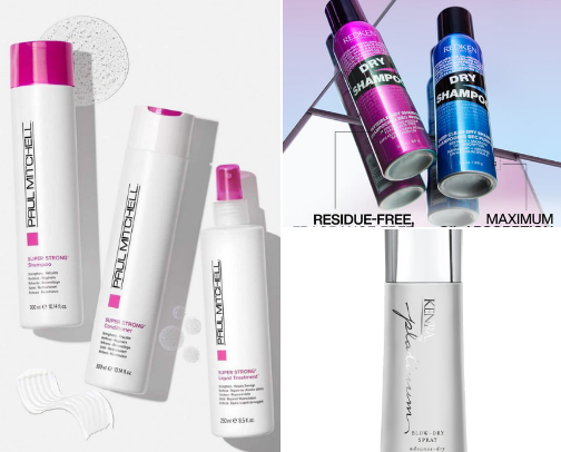 Favorite Hair products cover photo collage