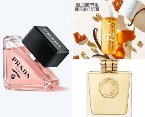 My signature scents cover photo collage