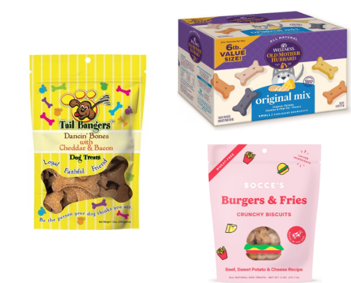 The Best Crunchy Treats for Dogs cover photo collage