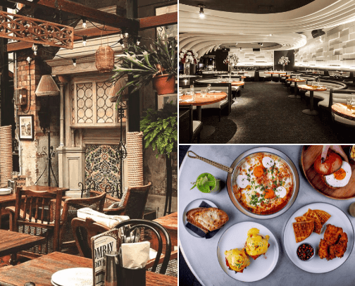 London Restaurant, bars and things to do recommendations cover photo collage