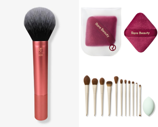 Brushes and wands cover photo collage