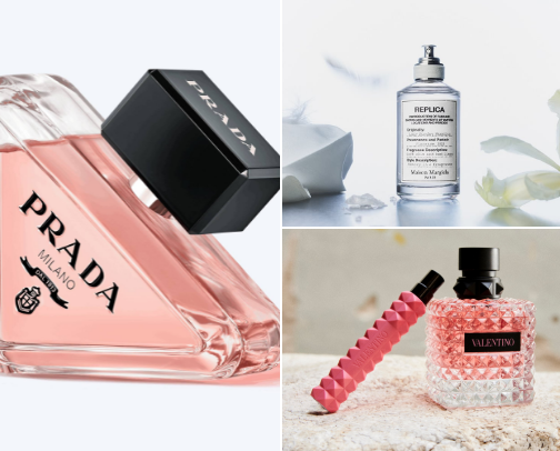 Fragrance cover photo collage