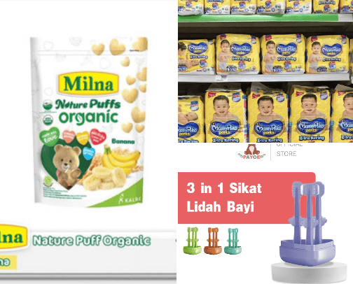 baby foodies and toys cover photo collage