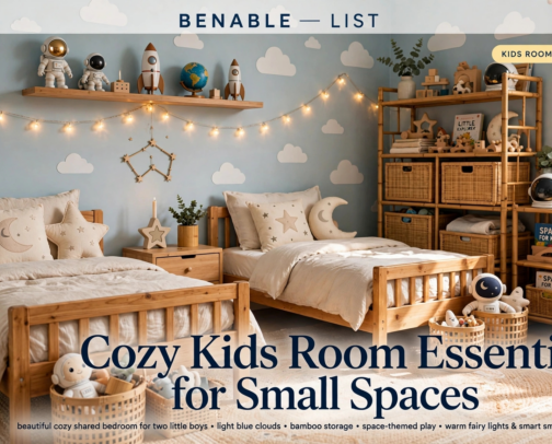 Cozy Kids Room Essentials for Small Spaces (Mom of Two Tested) cover photo collage