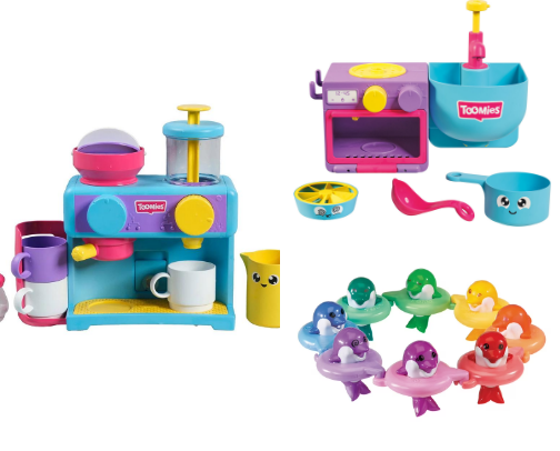 Ultimate bath time toys cover photo collage