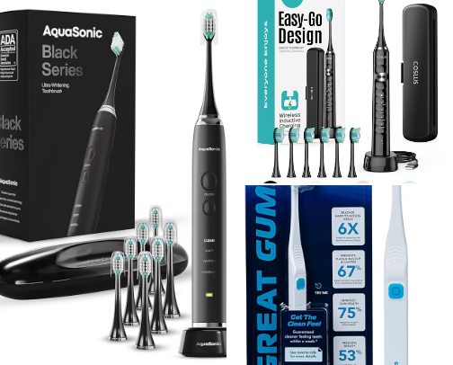 Best Electric Toothbrushes for Sensitive Teeth cover photo collage