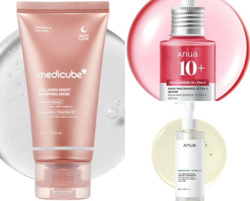 K beauty favorites cover photo collage