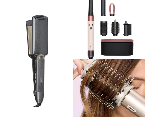 My most used hair tools for styling, care & protection ⭐️ cover photo collage