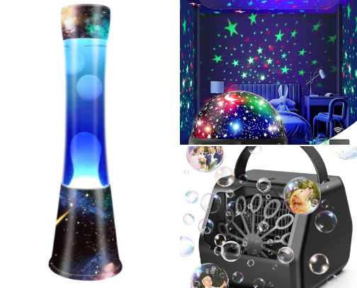 Sensory room gadgets and home ideas. cover photo collage