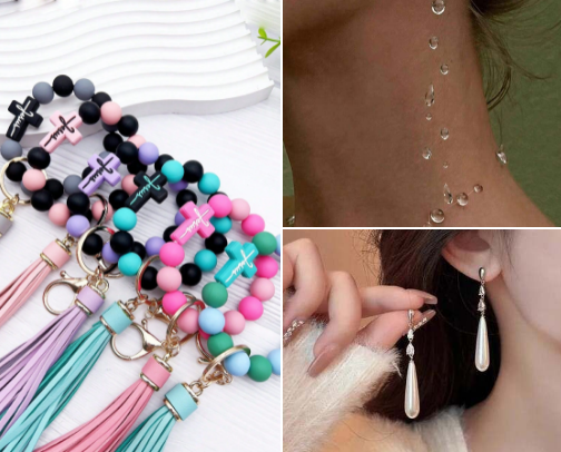 Women's accessories cover photo collage