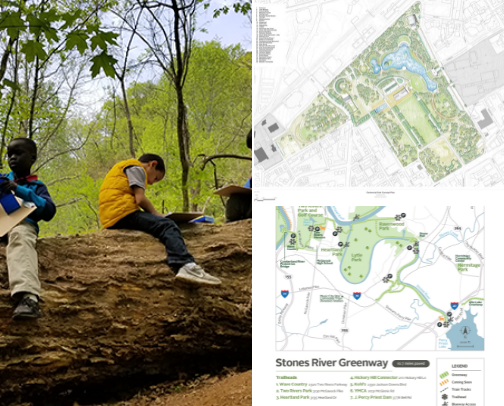 Hot Girl Walk spots in Nashville cover photo collage