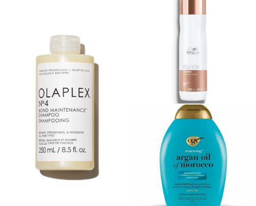 Top Shampoos for Restoring Damaged Hair. cover photo collage