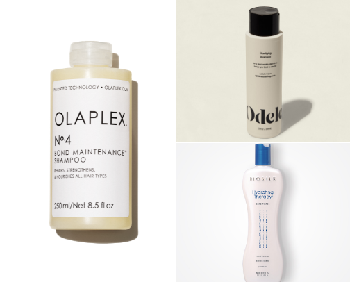 High porosity hair care cover photo collage