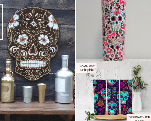 All things Sugar Skulls! cover photo collage