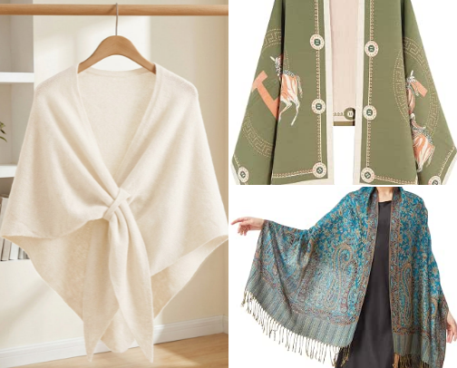 Fall 2026 Coverups Jackets Coats Shawls cover photo collage