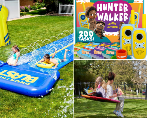 Kids 🧒 Outdoor Toys cover photo collage