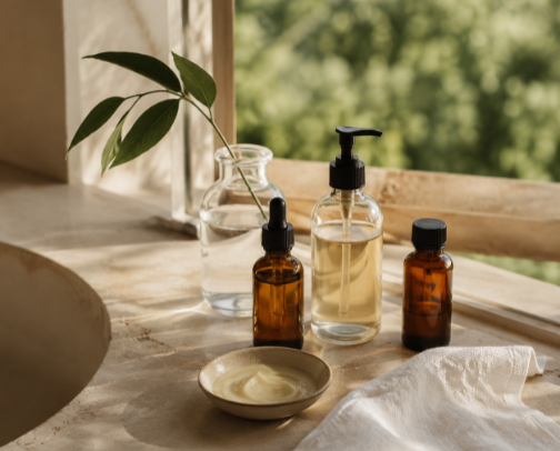 Clean Beauty cover photo collage